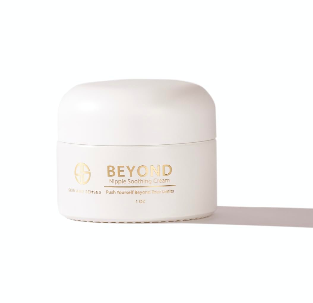 Beyond Nipple Soothing Cream for Breastfeeding Mothers | Lanolin-free, Safe for Nursing | Soothe Sore Nursing Nipples, Moisturize Dry Skin and lips. Hypoallergenic, All-Natural Ingredients. (1oz)