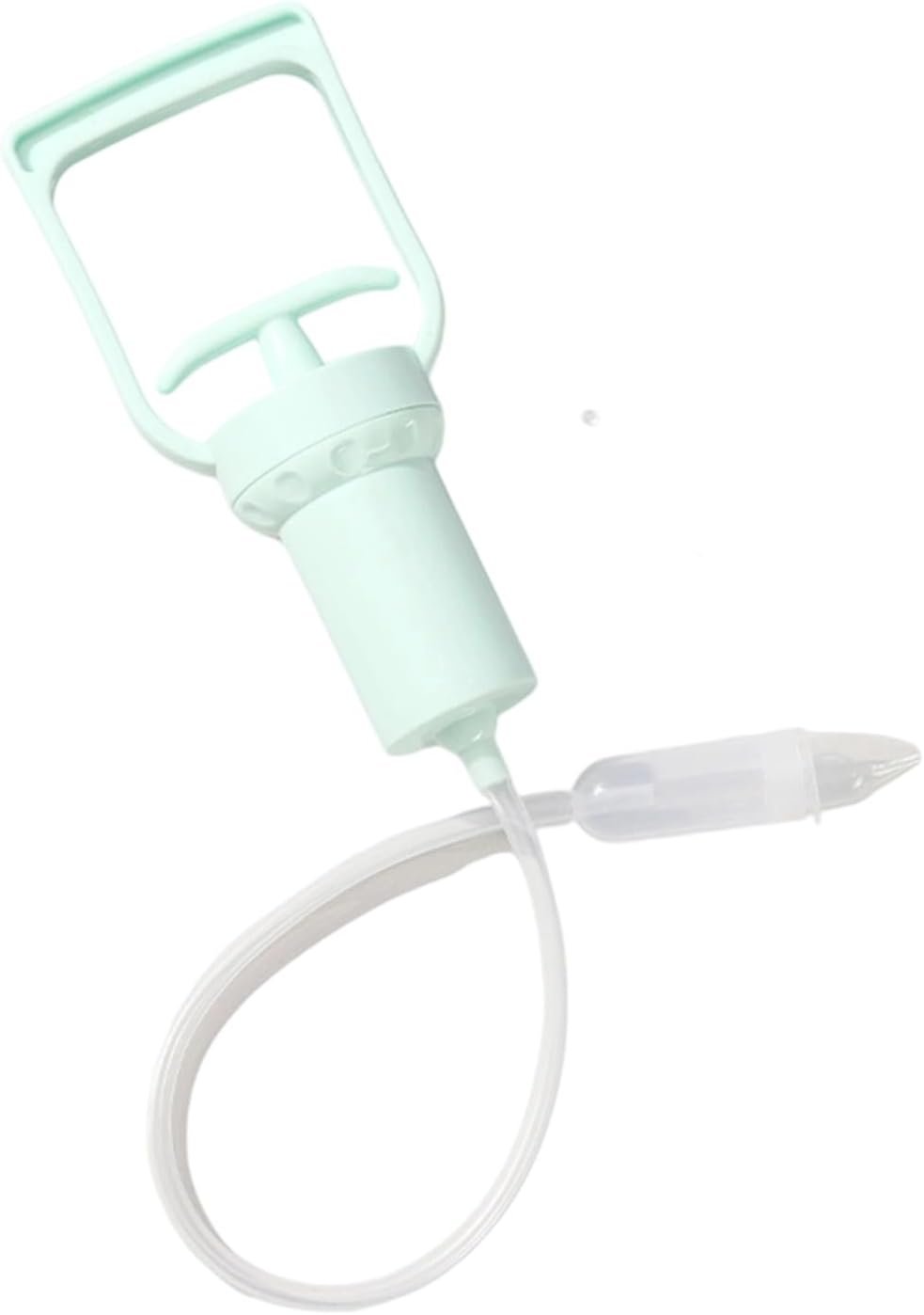 PandaEar Baby Nasal Aspirator, Nose Cleaner - Manual Mucus Remover with Soft Silicone Tip for Infants, Reusable, Easy to Use