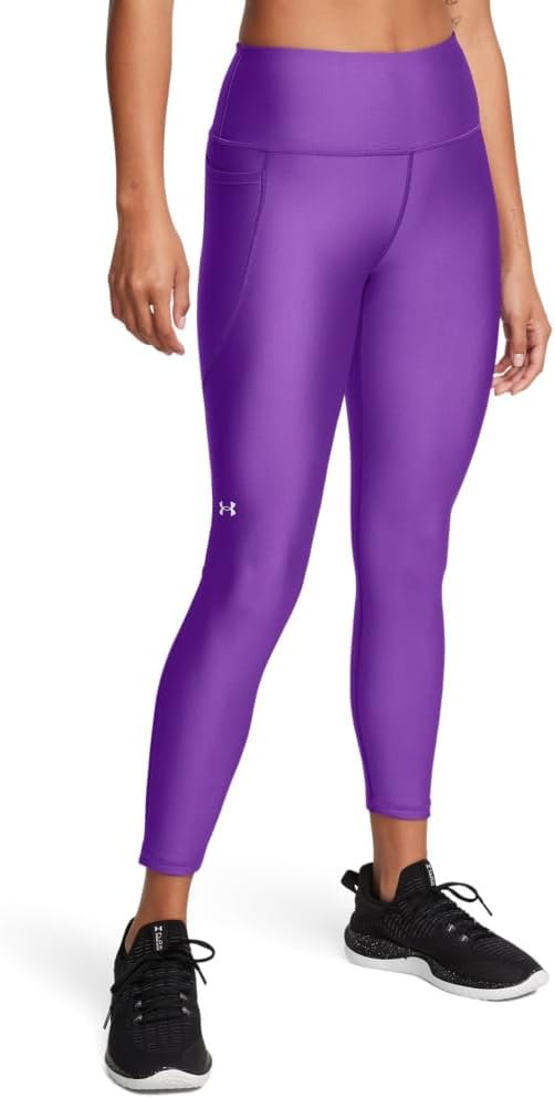 Under Armour Women's HeatGear Armour High Waisted Ankle No-Slip Leggings