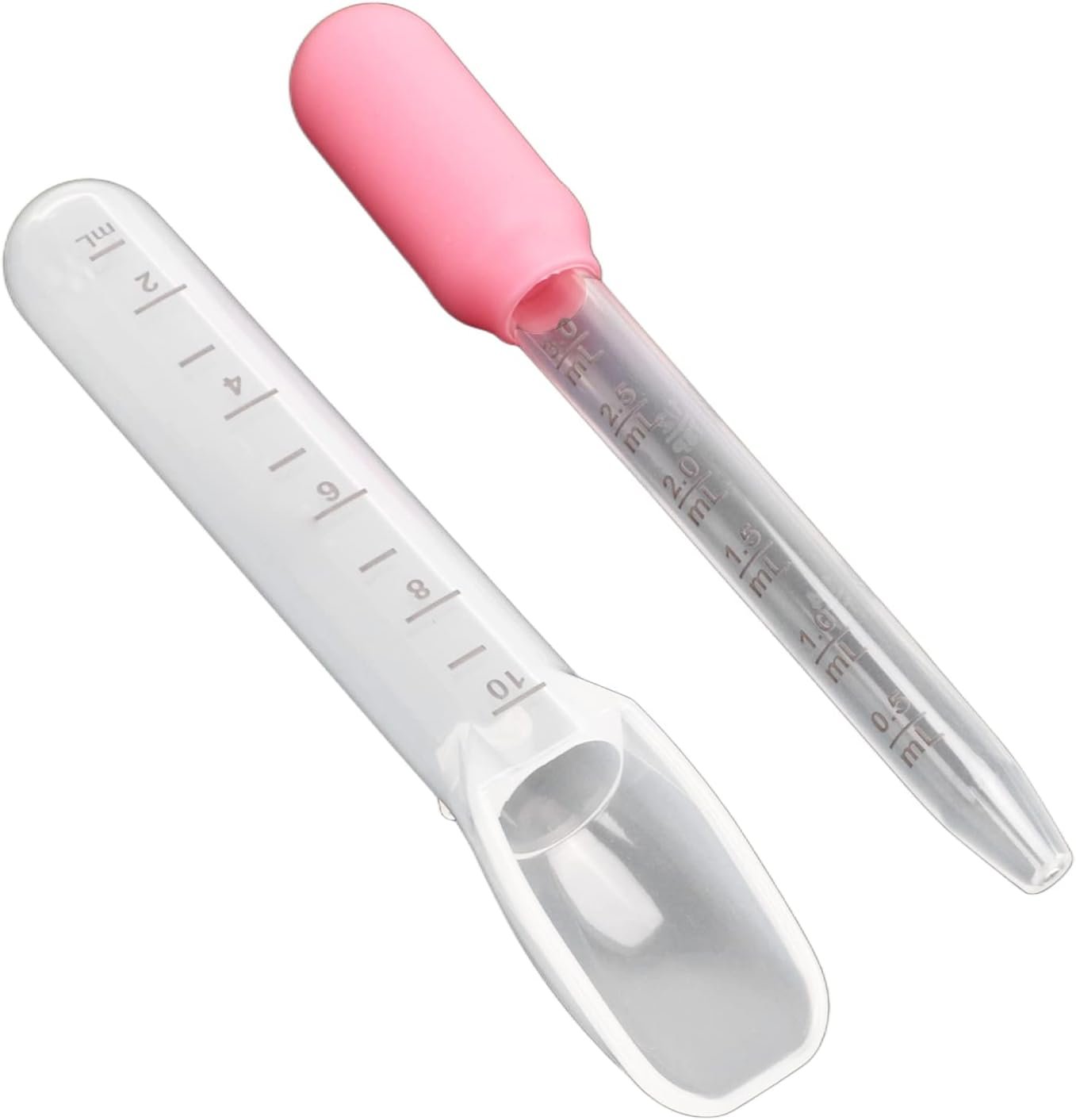 Baby Liquid Medicine Dropper, Kids Oral Medicine Dispenser Kit Food Grade Silicone Odorless Drop Resistant Prevent Choking for Infant (Pink)