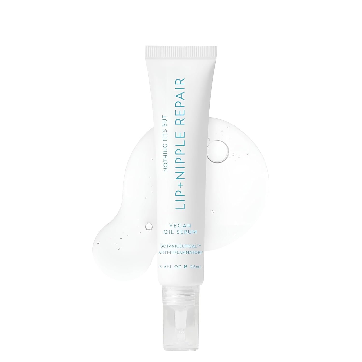 Lip & Nipple Repair Oil Serum, Vegan Lanolin Free Nipple Cream for Breastfeeding, Soothing and Hydrating Chamomile & Rosemary Serum for Cracked Nipples, Chapped Lips & Dry Cuticles, 0.8 Oz