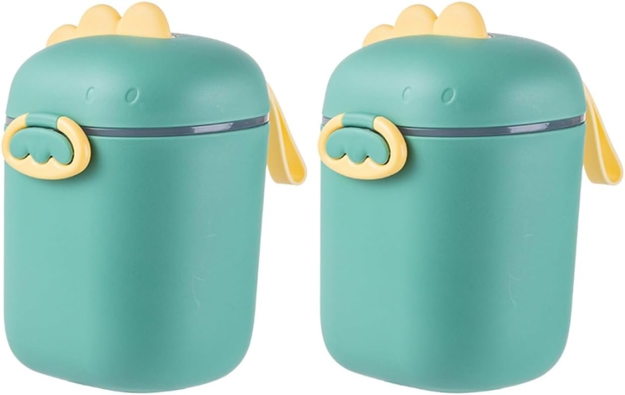 Toddmomy 2-Pack Baby Formula Dispenser with Scoop Airtight Milk Powder Storage Box for Travel Portable Baby Food Container for on-the-Go Feeding