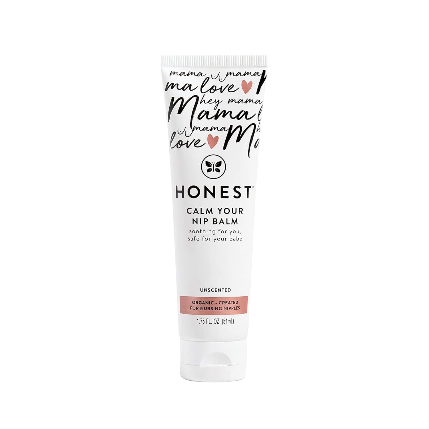 The Honest Company Mama Calm Your Nip Balm, Nourishing Soothing Nipple Cream for Nursing, Naturally Derived and Safe Sensitive Baby Skin, 1.75 fl oz