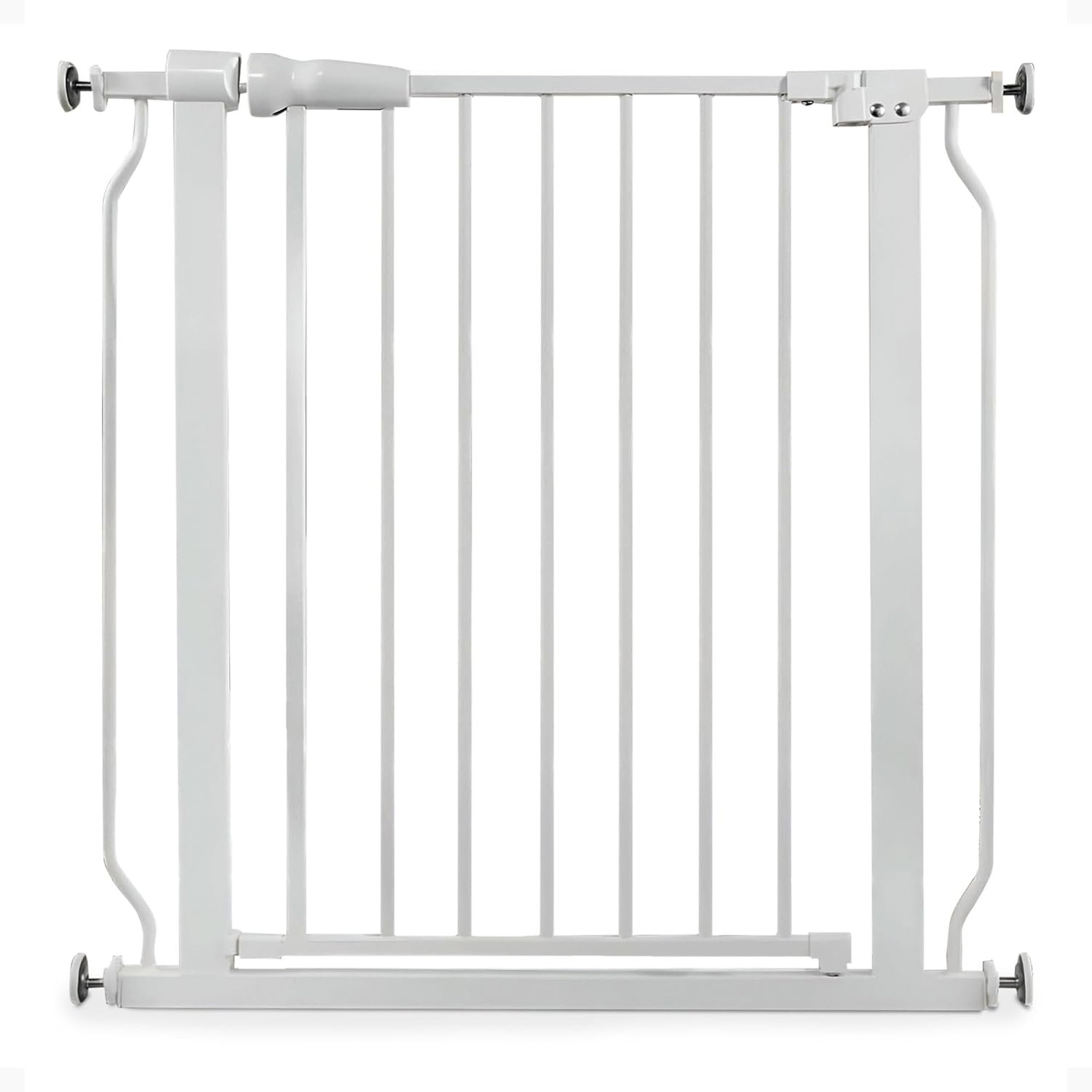 BalanceFrom Easy Walk-Thru Safety Gate for Doorways and Stairways with Auto-Close/Hold-Open Features, 30-Inch Tall, Fits 29.1-33.8 Inch Openings, White