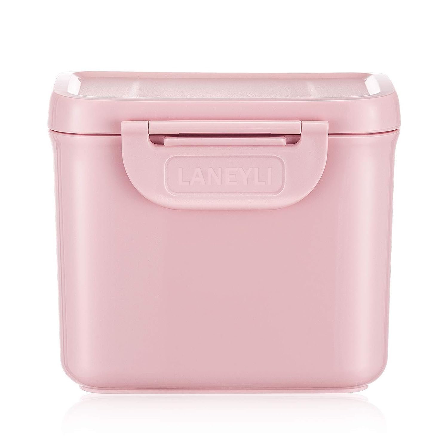 Formula Dispenser with Scoop Milk Powder Formula Containers for Travel Baby Food Storage and Snack Cup for Outdoor Activities On-The-Go Pink(Outer Box Capacity: 0.92 LB(420 g))