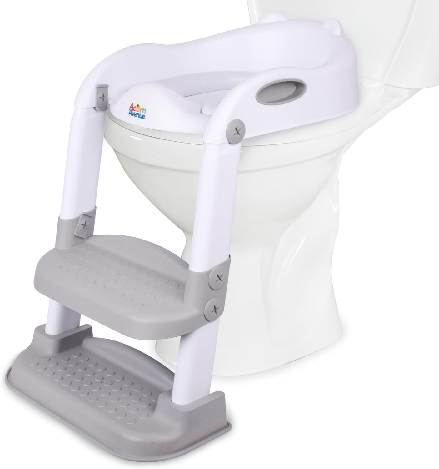 Step Up 2 N 1 Potty Training Seat, Upgrade Toddler Toilet Seat for Kids Boys Girls, Potty Training Toilet, Splash Guard Anti Slip Pad Step Stool