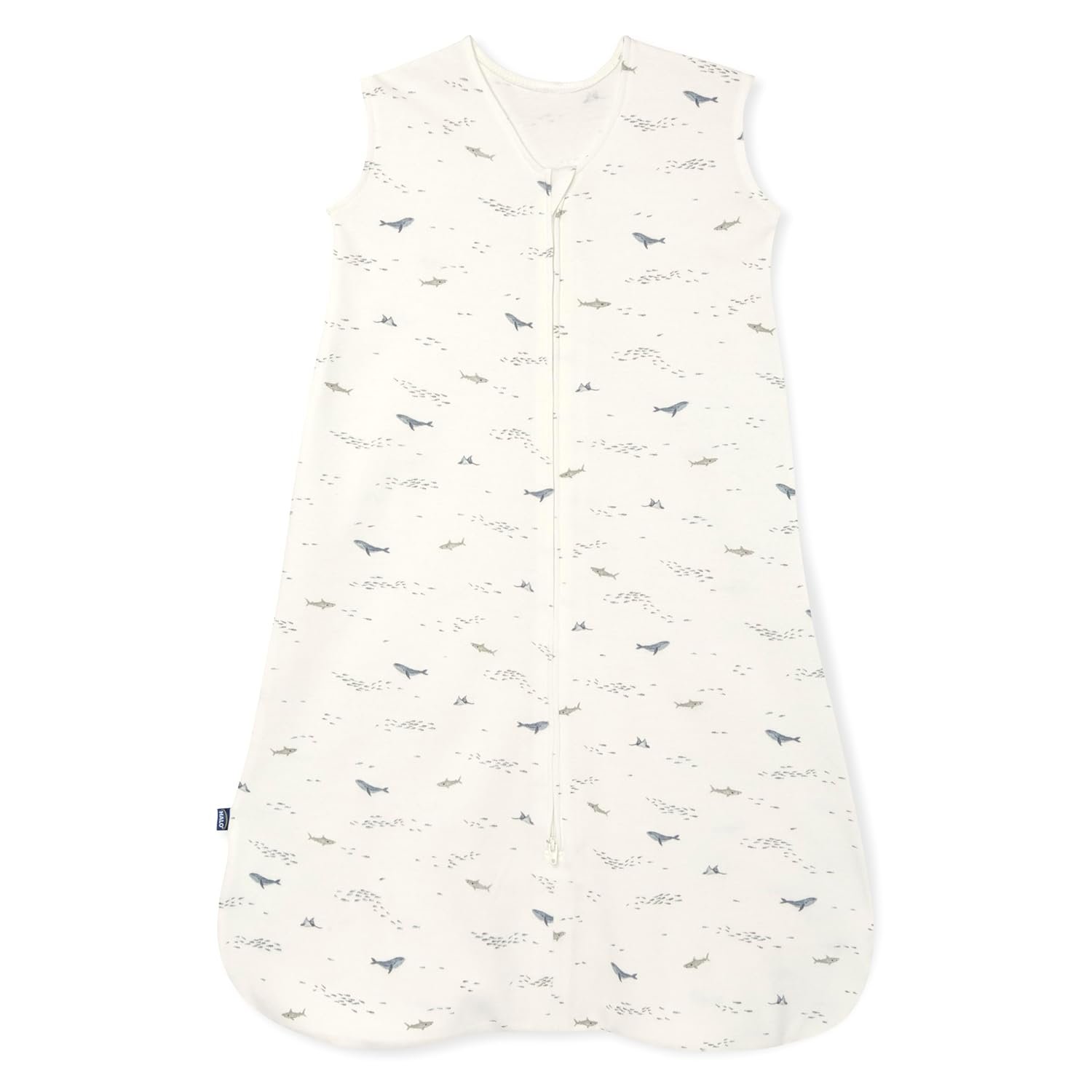 HALO SleepSack, 100% Cotton Wearable Blanket, Swaddle Transition Sleeping Bag, TOG 0.5, Ocean Life, Medium, 6-12 Months