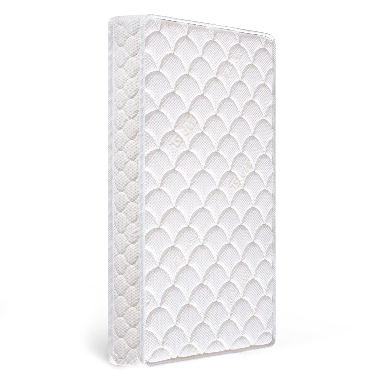 Premium Crib & Toddler Mattress-52"x27.6"x5", 100% Knitted Fabric, Soft Moisture Absorbent & Breathable Crib Mattress, Fits Standard Cribs & Toddler Beds