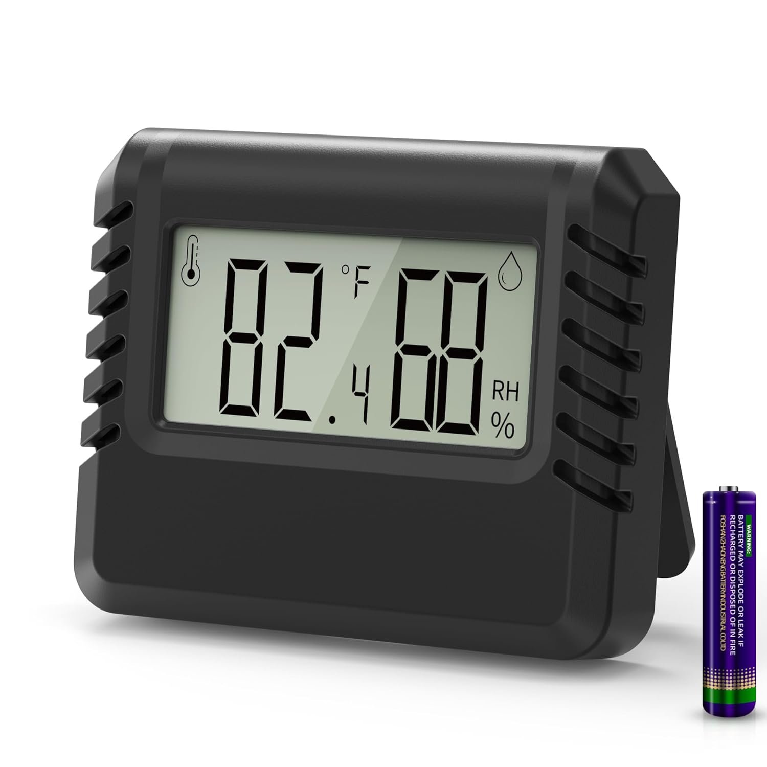 Indoor Thermometer Hygrometer for Home, Room Thermometer Humidity Meter with Accurate Temperature Humidity Sensor for Greenhouse Baby Room Office