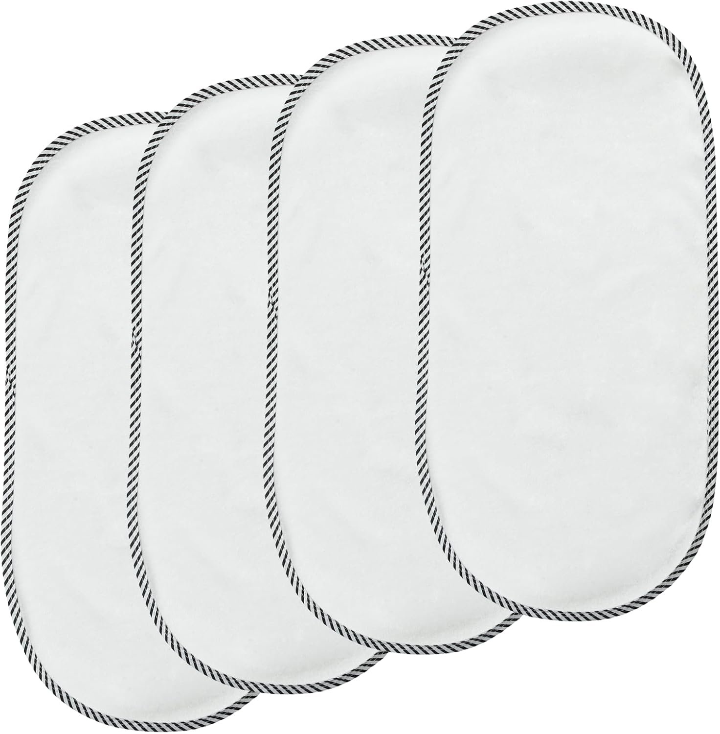 PandaEar 4 Pack Waterproof Changing Pad Liners, Baby Diaper Changing Underpads Liner Soft Changing Table Cover -23.6" x 11.8"