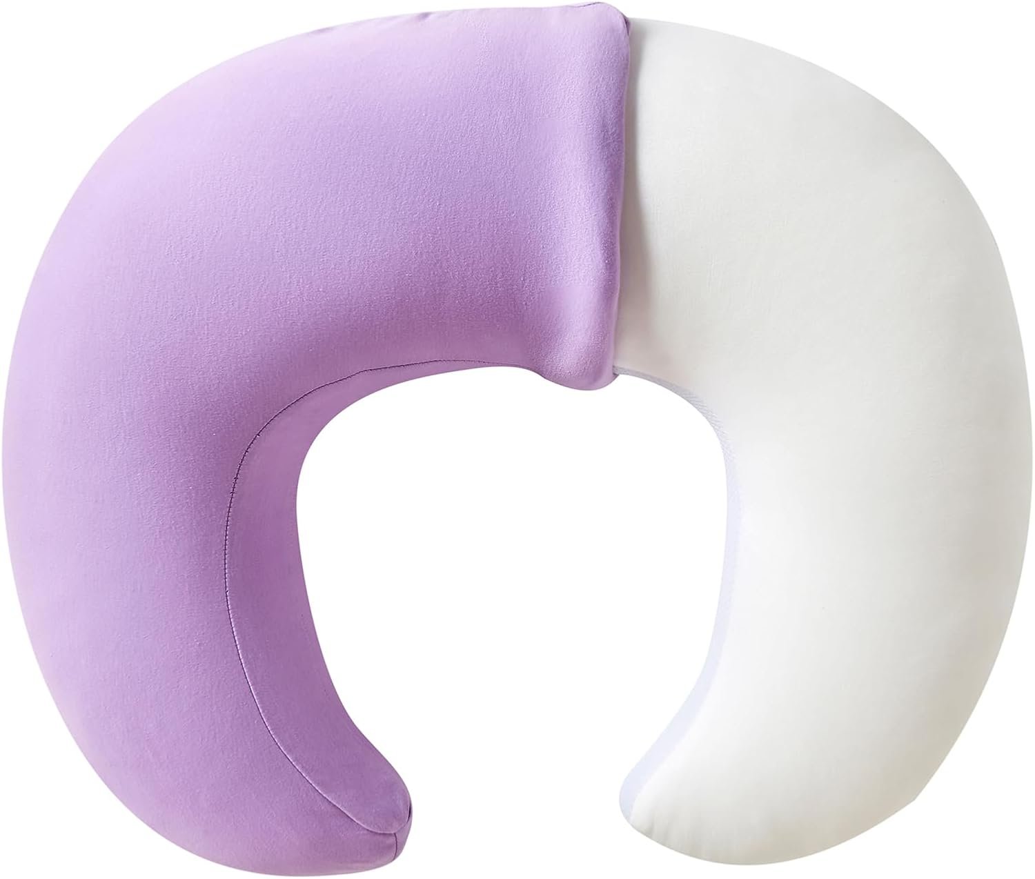 Nursing Pillow, Plus Size Breastfeeding Pillow Original Support for Baby Boys Girls Breastfeeding Essentials, with Removable Soft Cotton Cover (Purple, Large (25.59 * 20.08 * 6.30 Inches))