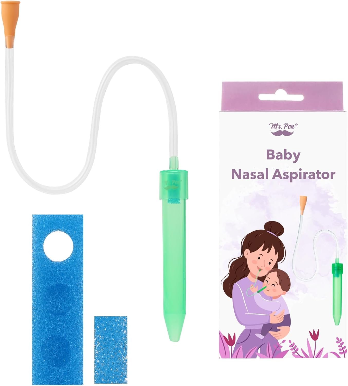 Mr. Pen Baby Nasal Aspirator with 3 Extra Hygiene Filters - Nasal Suction for Babies