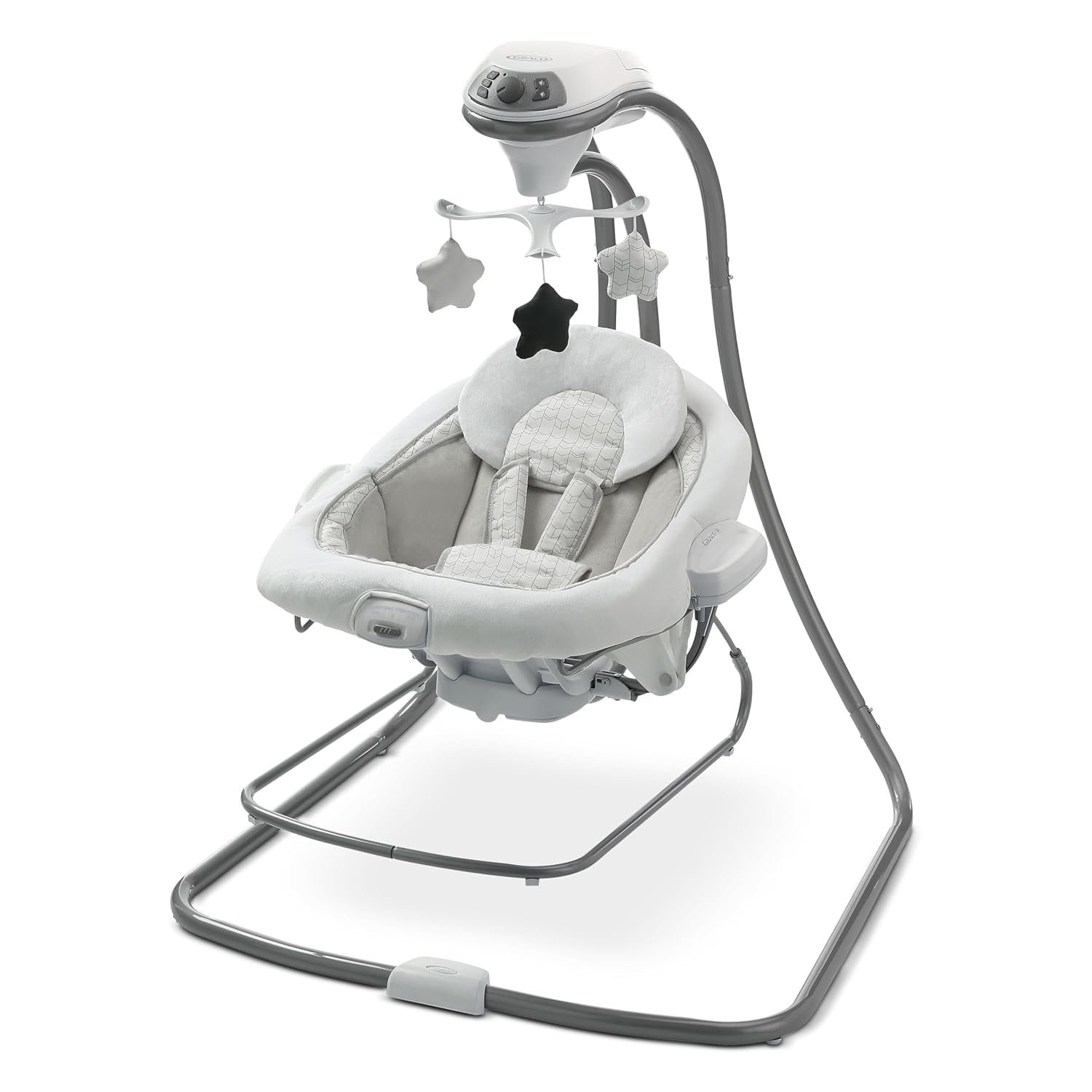 Graco DuetConnect LX Portable Baby Swing and Bouncer, Multi-Direction Baby Bouncer Seat, Multiple Swing Speeds, Great Gift for New Parents, Redmond