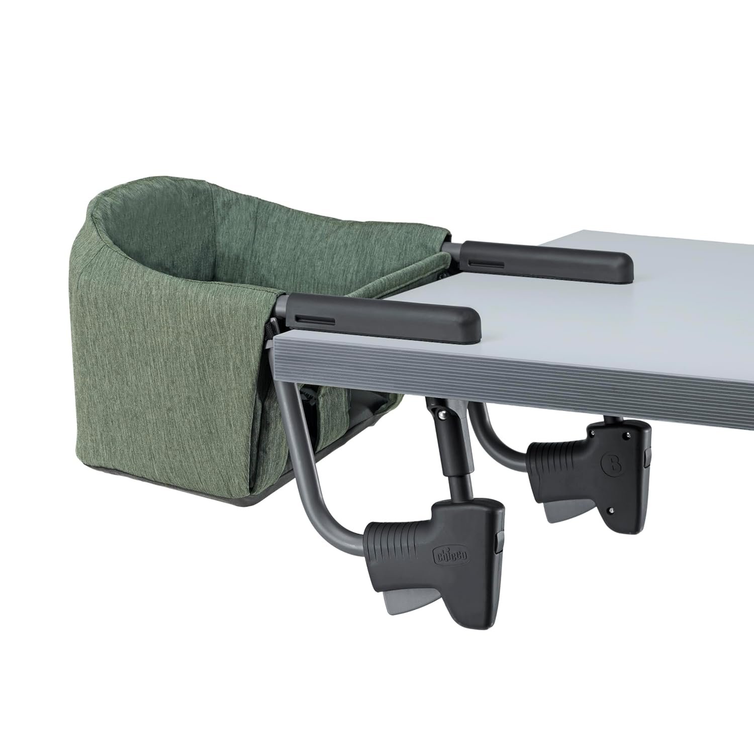 Chicco FastLock Hook-On High Chair, Portable High Chair for Babies and Toddlers, Sets up in Seconds, Moss/Green