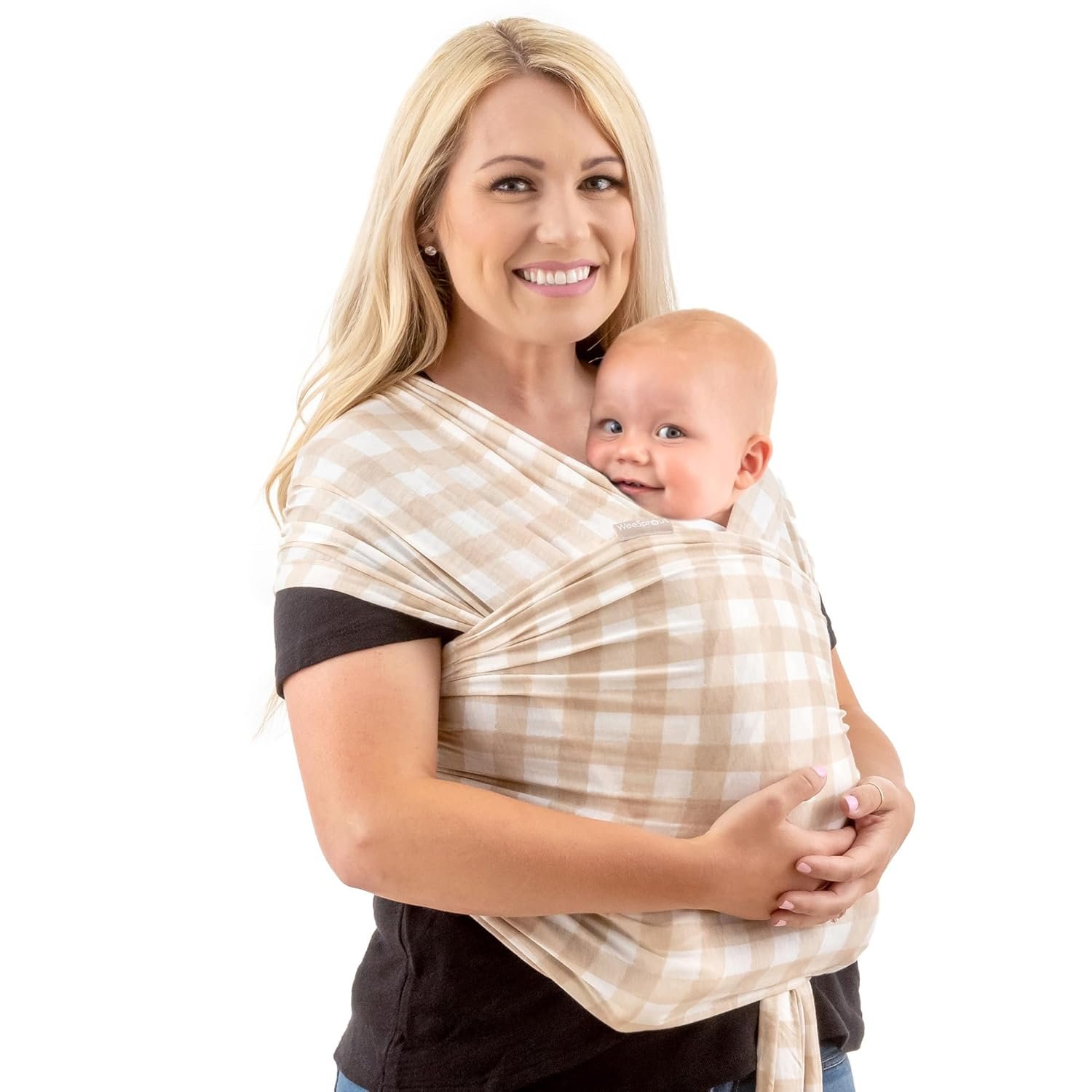 WeeSprout Baby Wraps Carrier - Perfect Child Sling for Newborn and Infant, Enhances Bonding, Soft and Breathable, Ideal for Babywearing