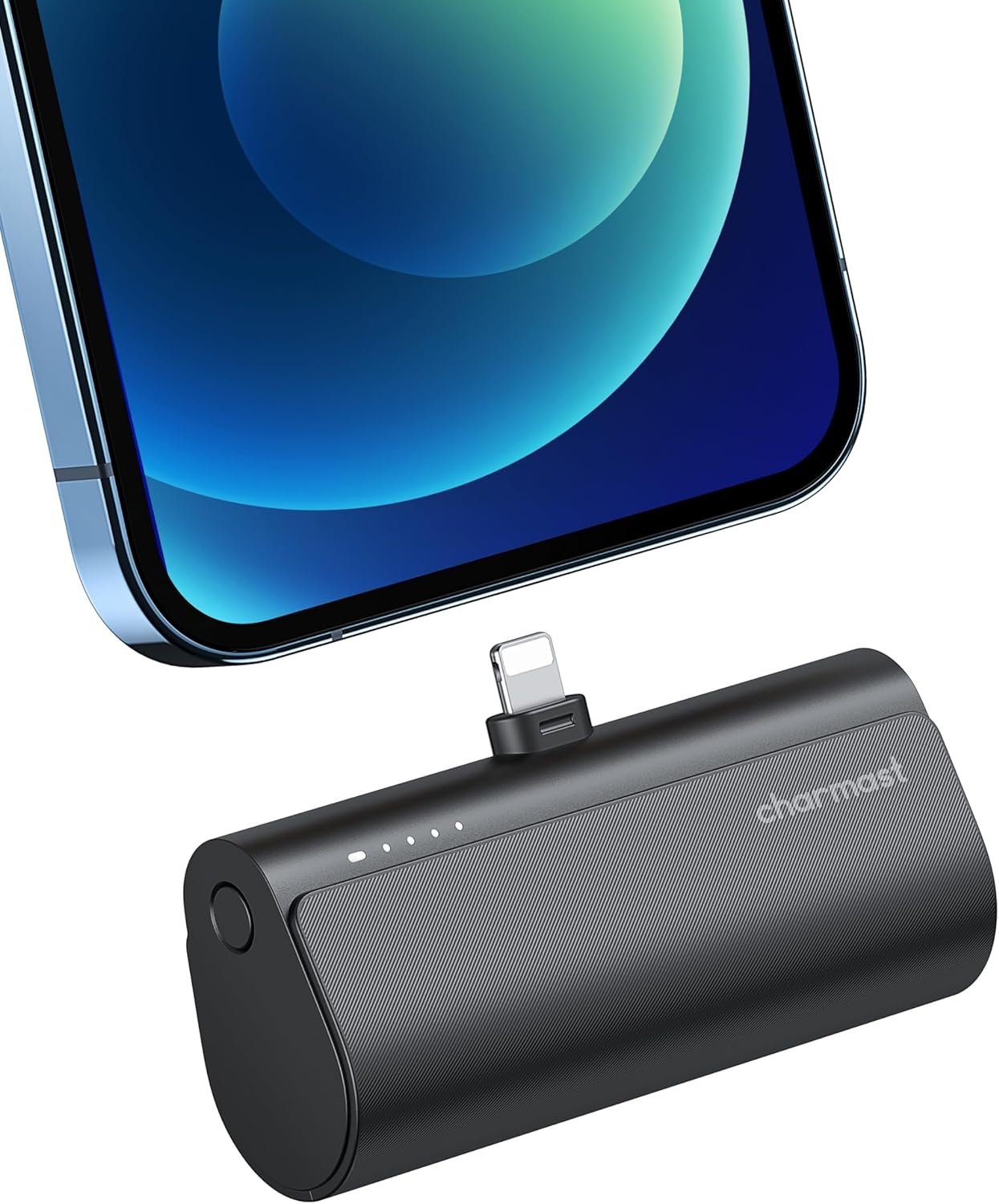 charmast Small Portable Charger for iPhone, Ultra-Compact 20W PD Fast Charging Power Bank 5000mAh, Mini Battery Pack for iPhone 14/14 Pro Max/13/13 Pro Max/12/12 Pro Max/11/XR/X/8/7/6 etc