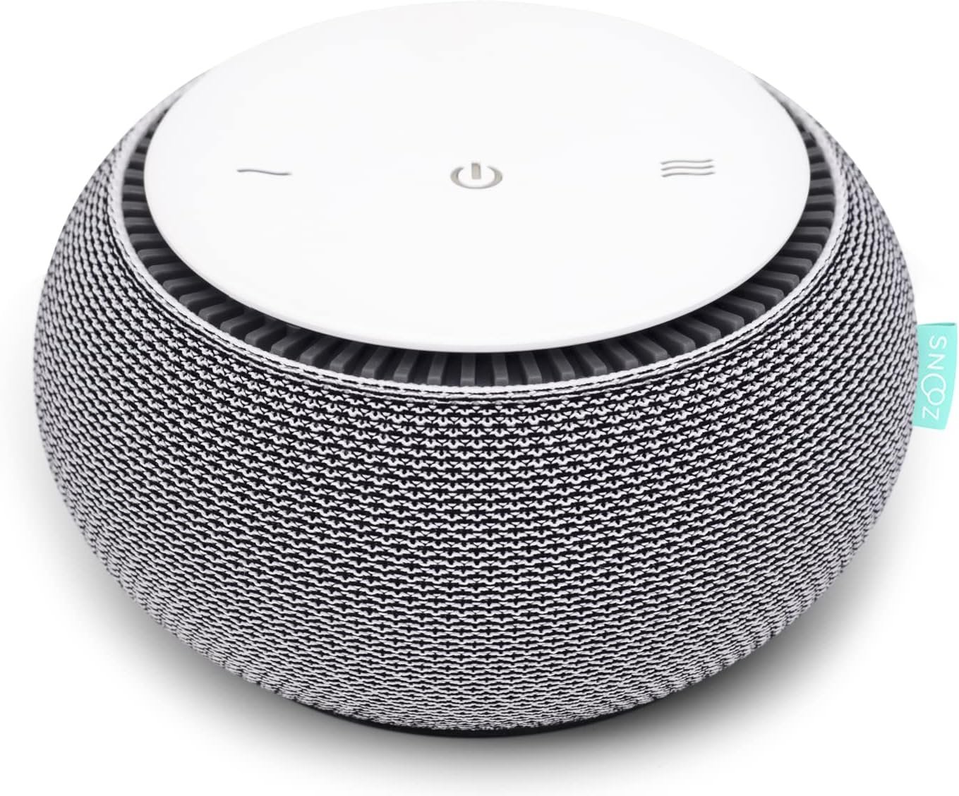 SNOOZ Smart White Noise Machine - Real Fan Inside for Non-Looping Sound, Portable Sleep Aid for Adults, Dogs, Travel, Home, Bedroom, Sleeping, Office Privacy, Therapy, & Baby Registry Essential- Cloud
