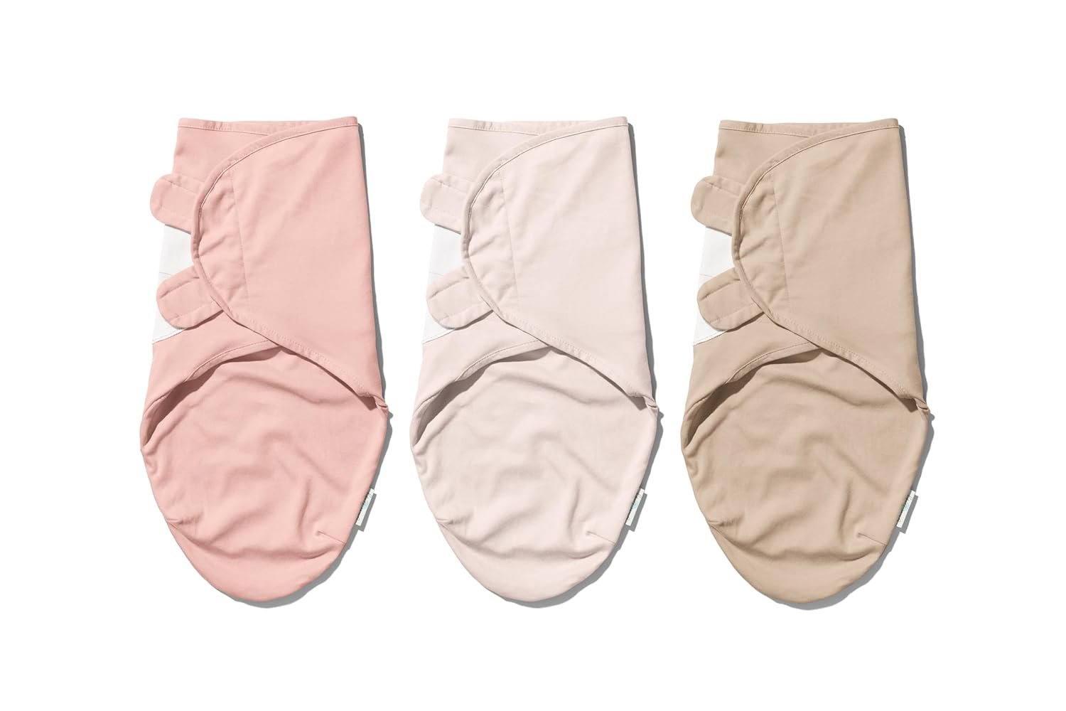 Ouch Baby Organic Cotton Swaddle Wrap, Improves Sleep & Calms Startle Response, Easy Adjustable Velcro Swaddle For Newborn Boys & Girls, 100% Knitted Cotton, 0-3 Months, Pack Of 3 (Nordic Edition 2)