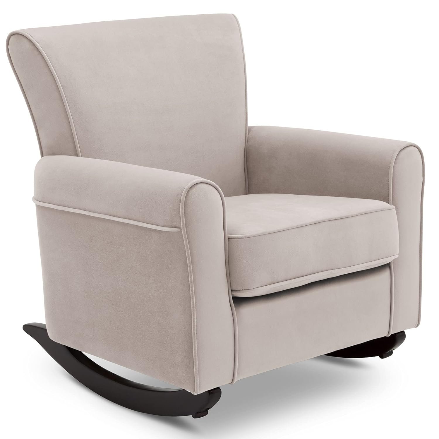 Delta Children Lancaster Rocking Chair Featuring Live Smart Fabric, Linen