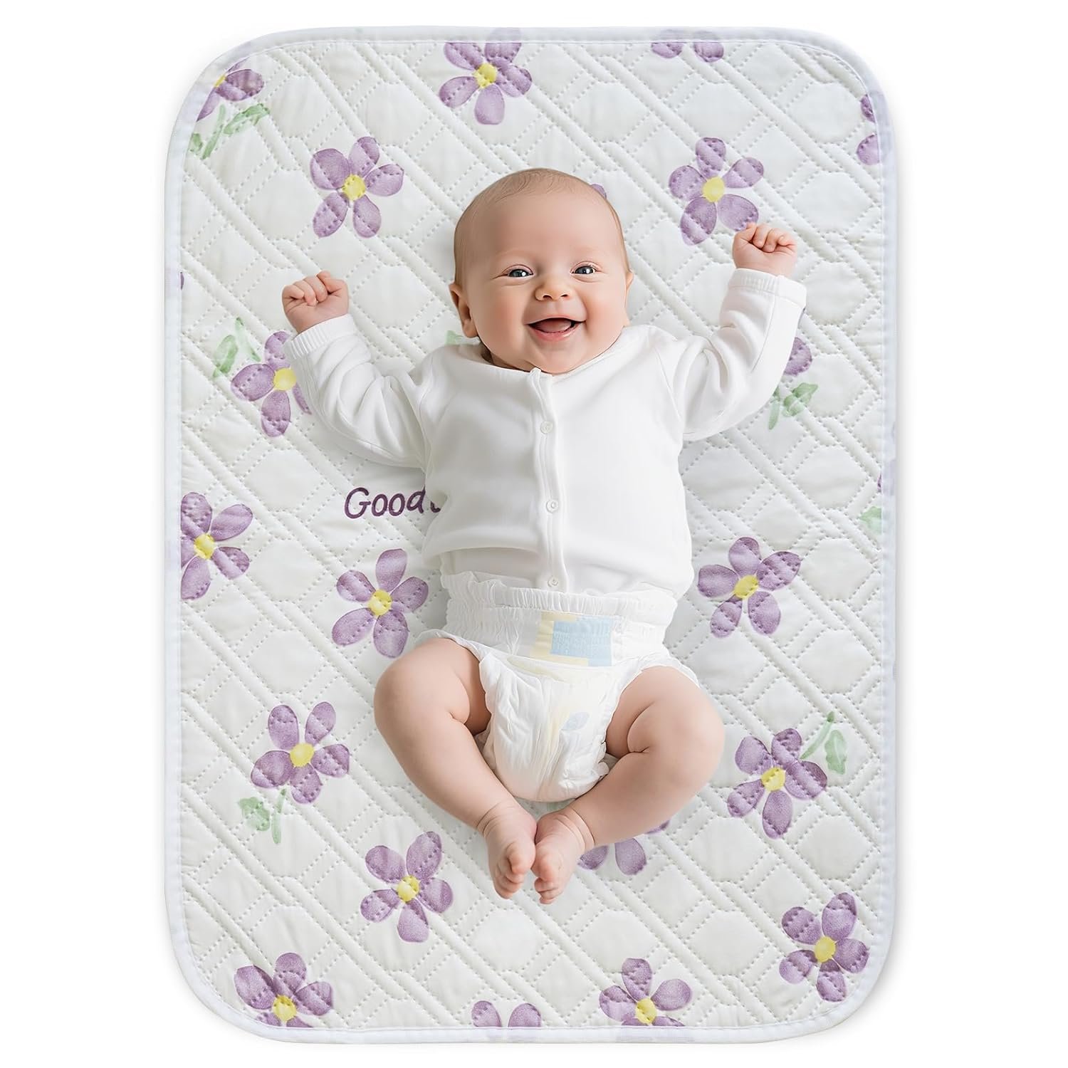 Diaper Changing Pads for Baby, Portable Change Mat, 3Layers Waterproof Change Pad Foldable Absorbent Mats for Women, Reusable Incontinence Underpads for Patient 20''x27.5''