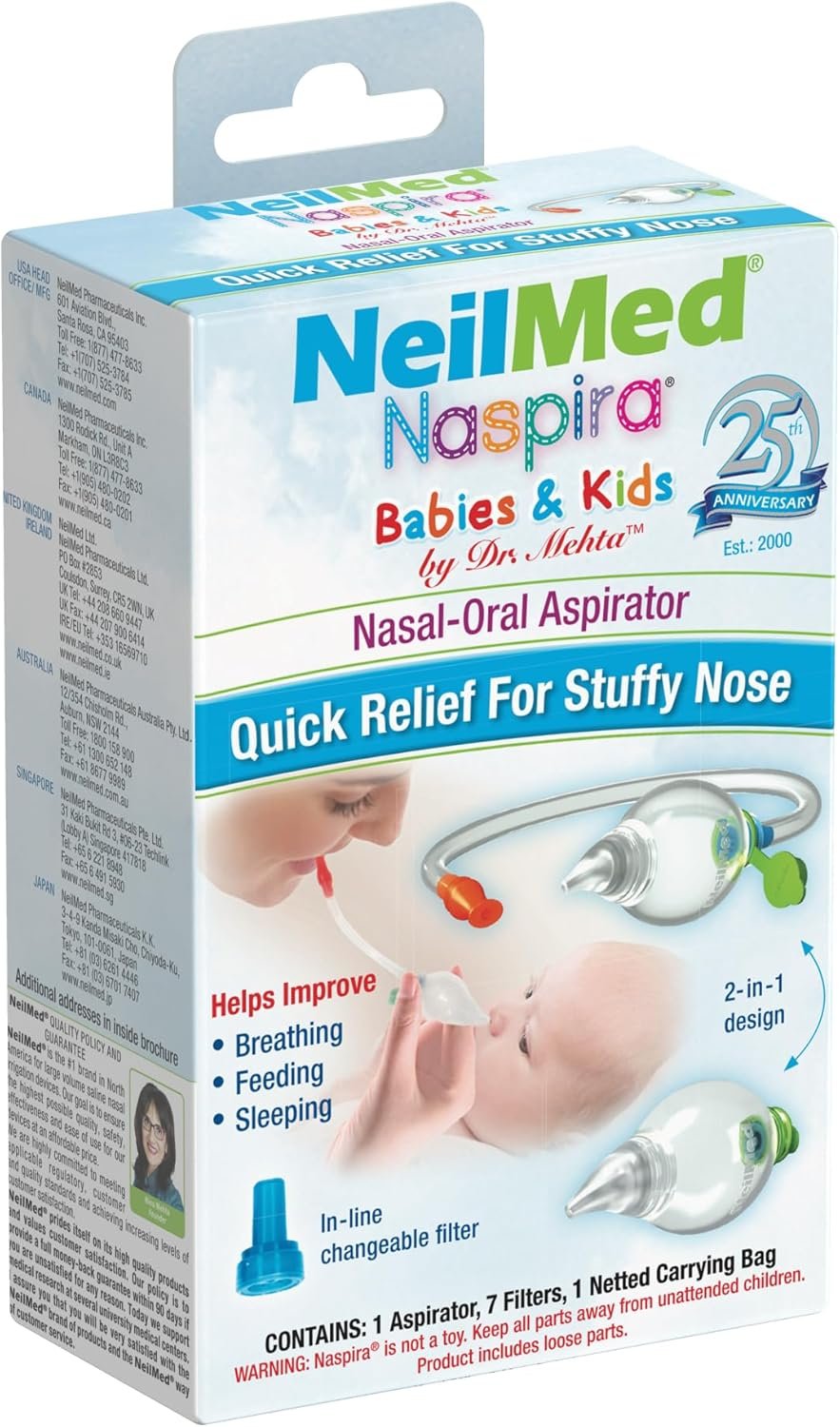 NeilMed Naspira Nasal-Oral Aspirator