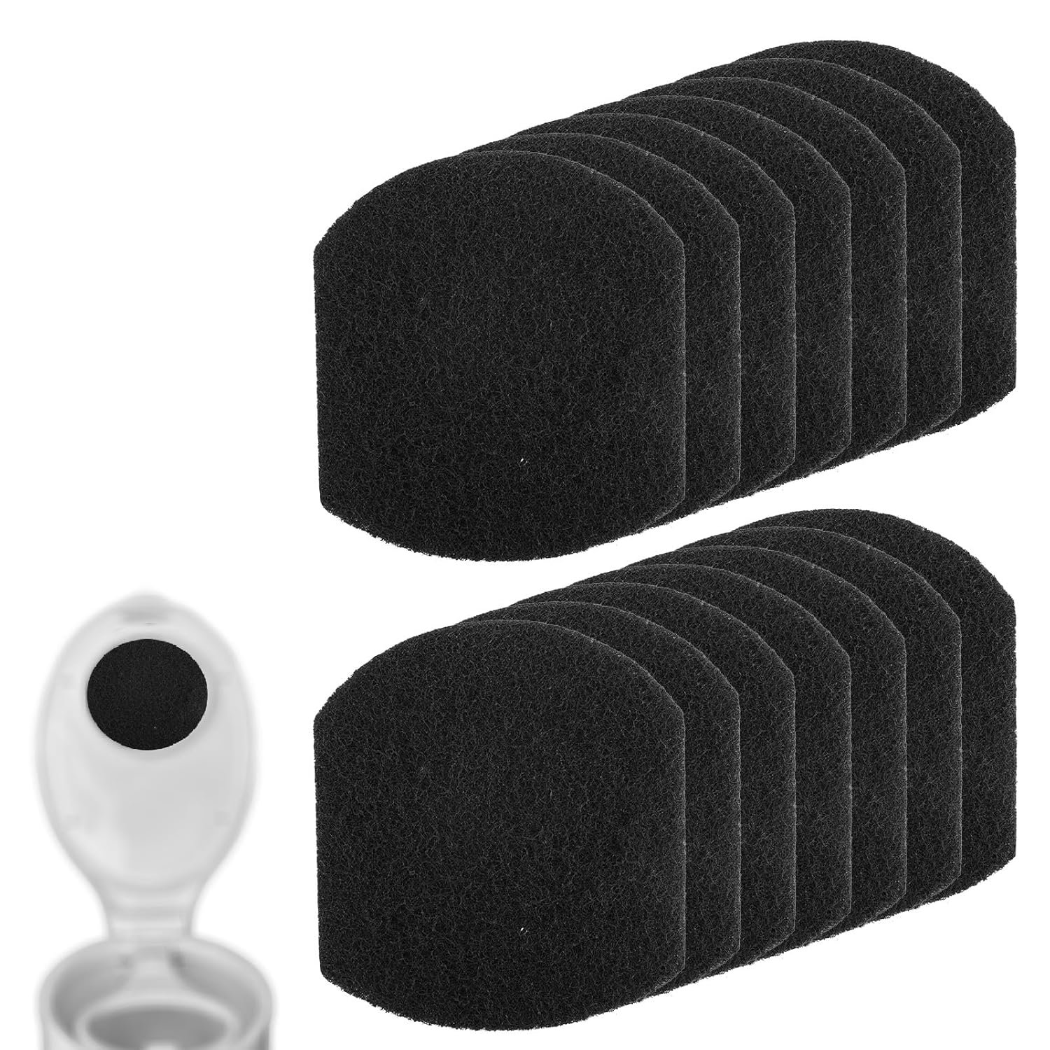 12pcs Diaper Pail Deodorizers for Ubbi Diaper Pail, Activated Charcoal Eliminator Odorness Absorbing Odor Absorber Filter Refill Accessories Parts for Keeping Home Fresh(Black)