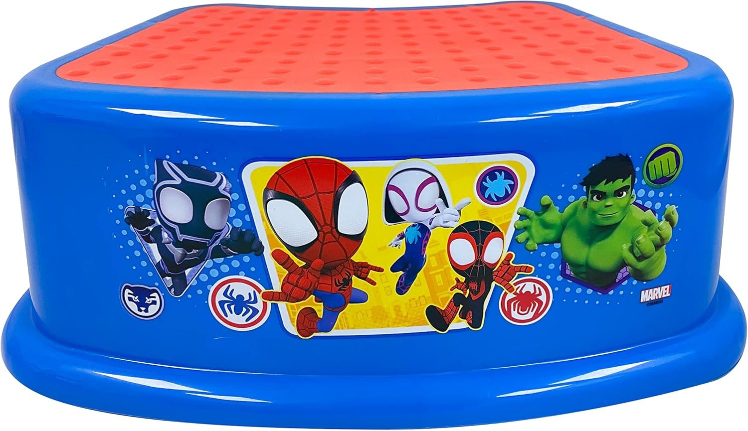 Ginsey Spidey and His Amazing Friends Team Up Step Stool - Kids Step Stool, 1 Count, 1.07 pounds