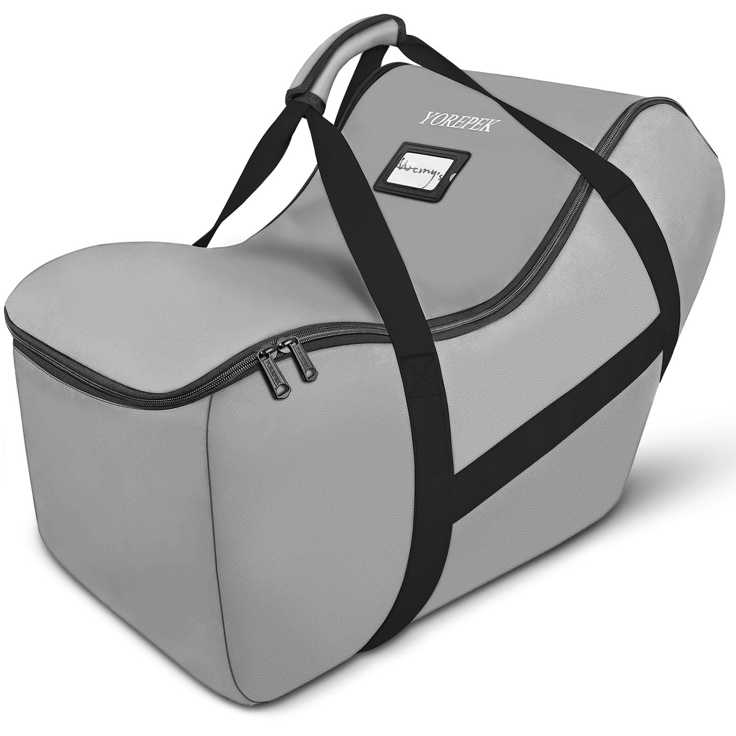 YOREPEK Infant Car Seat Travel Bag Compatible with UPPAbaby MESA V2 and Base,Fit for All Nuna Pipa Car Seat and Base, Padded Car Seat Bags for Air Travel, Carseat Cover for Airplane Travel, Grey
