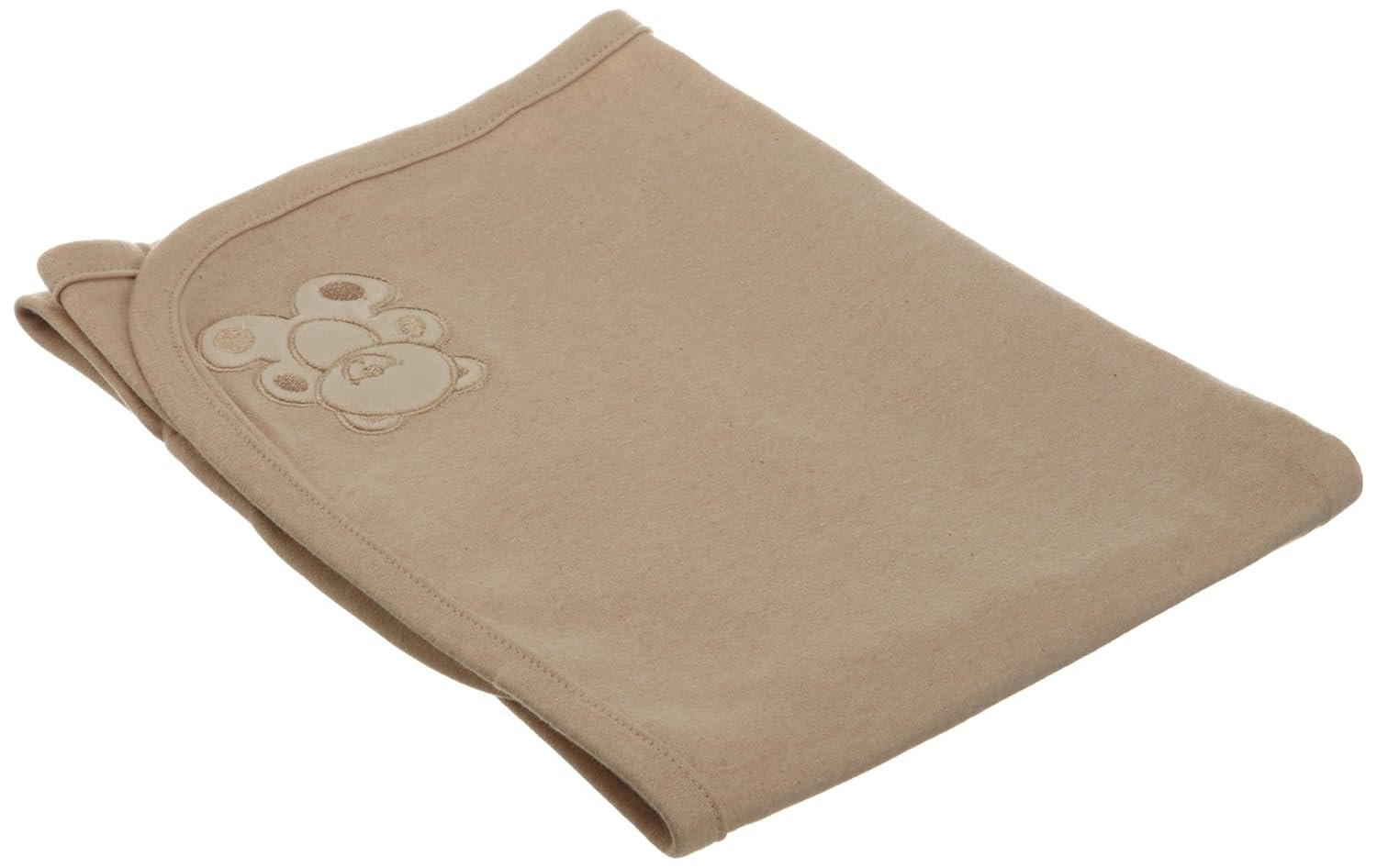 American Baby Company Fleece Blanket (30" x 40") with Silk-Like Satin Trim, Soft, Warm & Cozy, White, for Boys and Girls, Perfect for Baby Carrier, Stroller, Travel and Gifting