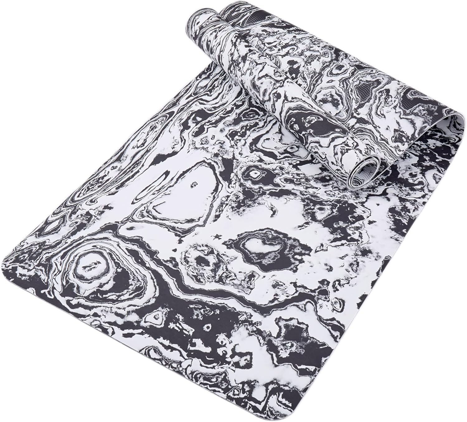 Yoga Mat, Exercise Yoga Mat Print with Non-Slip Design, Professional TPE Exericise Mat, 72" x 24" Multi-Purpose Workout Mat for Women, Pilates Fitness and Floor Exercises