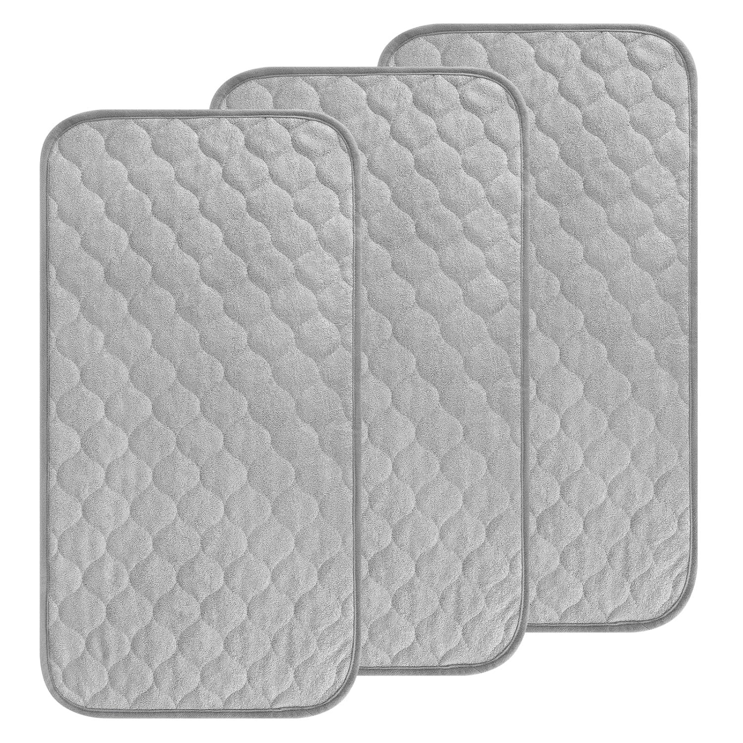 Accmor 3 Pack Waterproof Changing Pad Liners, Reusable Portable Diaper Changing Pad Covers