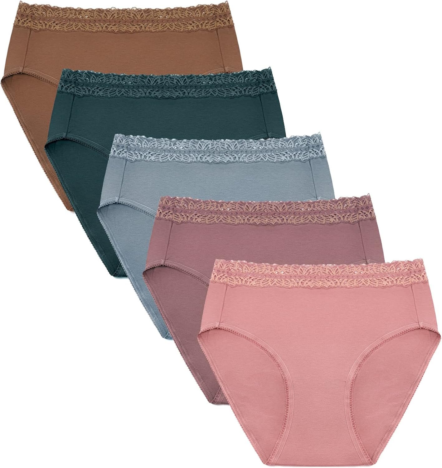 High-Waisted Postpartum Underwear Pack | Dusty Hues